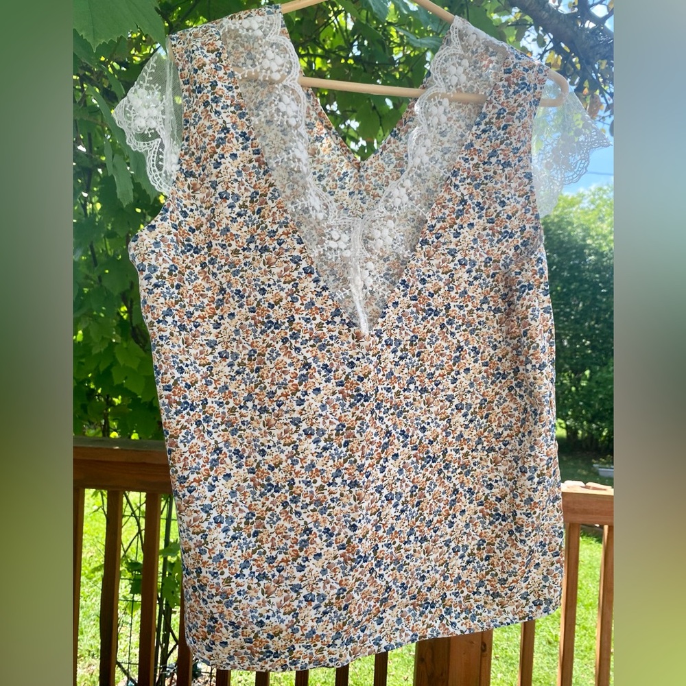 Shein woman’s size L top. With lace detail
